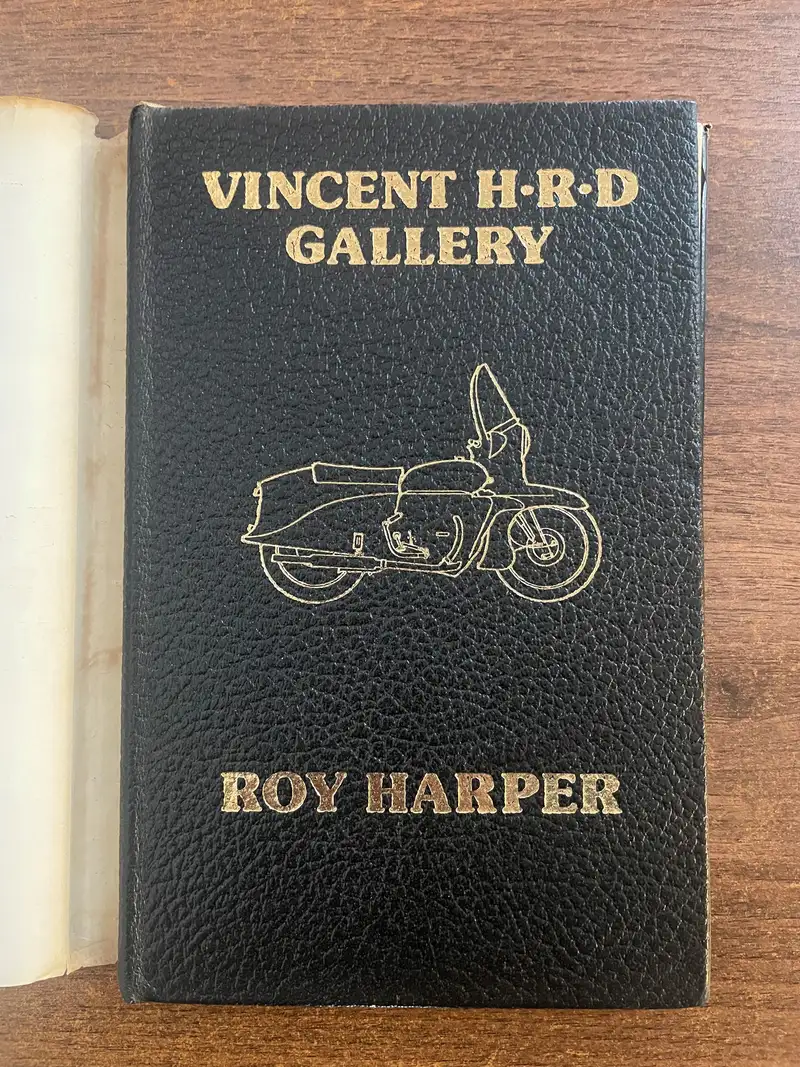 Three Vincent-Related Hardback Leatherbound Books