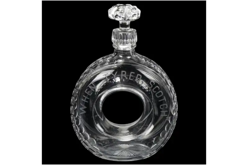 Very Rare Novelty 'When Tyred, Scotch'  Pre-War Whisky Decan-For Sale