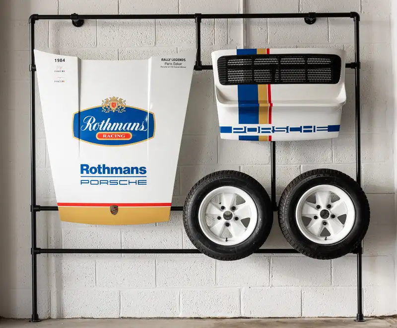Rothmans 'Porsche' 911 Paris-Dakar Homage Wall Art Display-For Sale