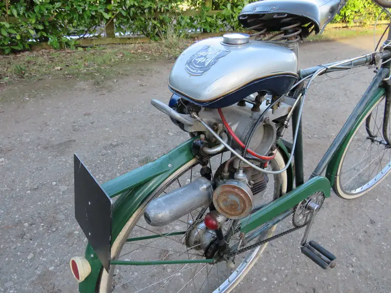c1952 Power Pak 49cc & Gent's Triumph Bicycle-Sold