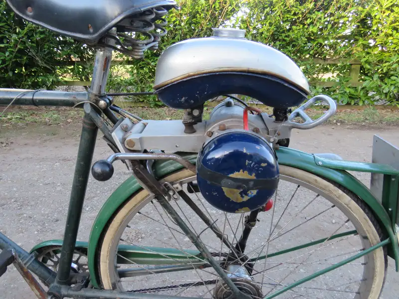 c1952 Power Pak 49cc & Gent's Triumph Bicycle-Sold