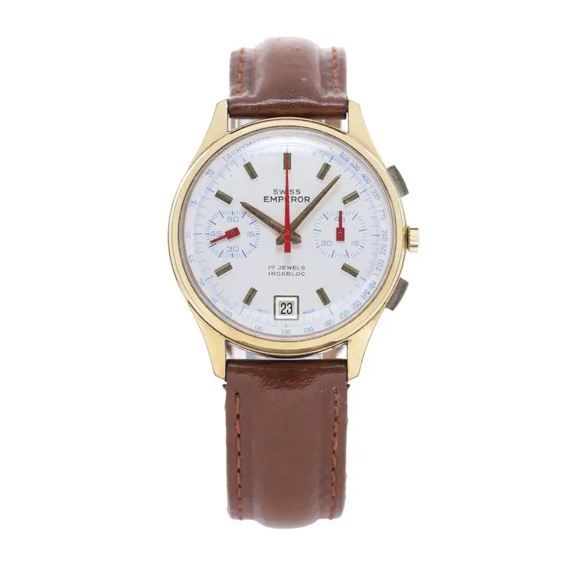Swiss Emperor Manual Wind Chronograph watch for Sale