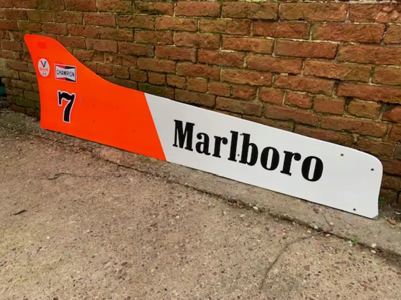 c.1979 Marlboro McLaren M29 #4 Side Panel-For Sale