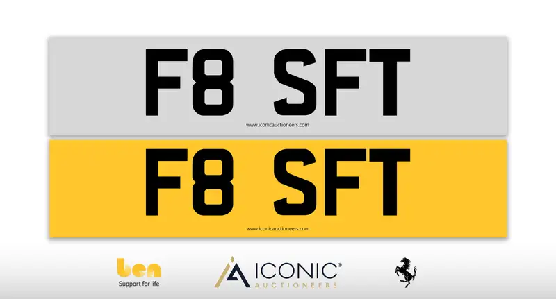Registration Number F8 SFT-Sold