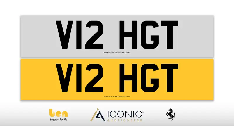 Registration Number V12 HGT-Sold