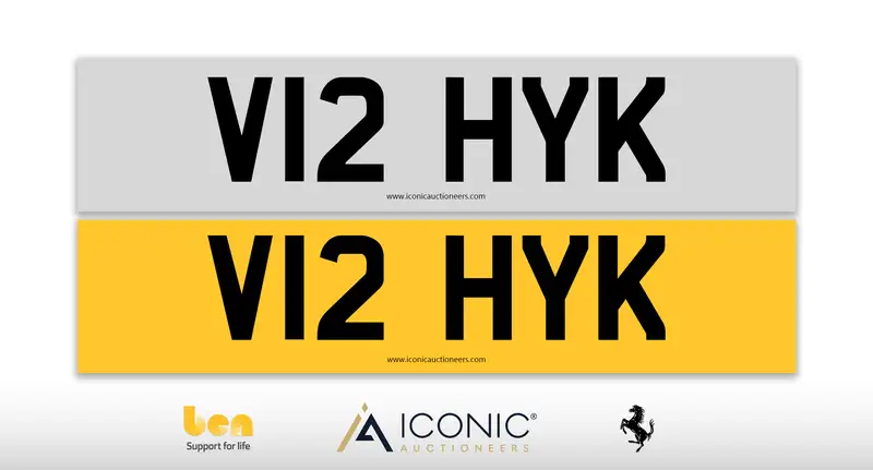 Registration Number V12 HYK-Sold