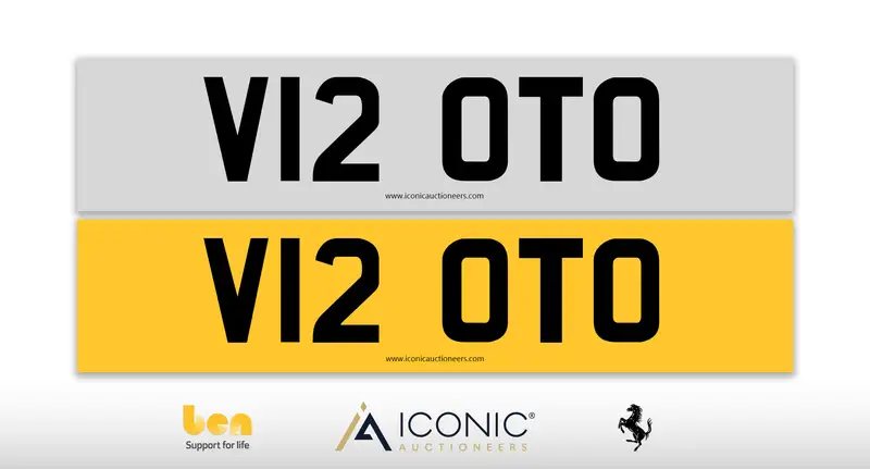 Registration Number V12 OTO-Sold