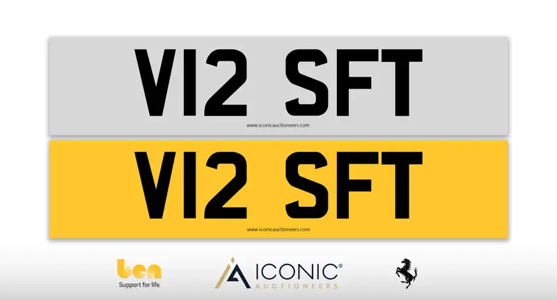 Registration Number V12 SFT-Sold