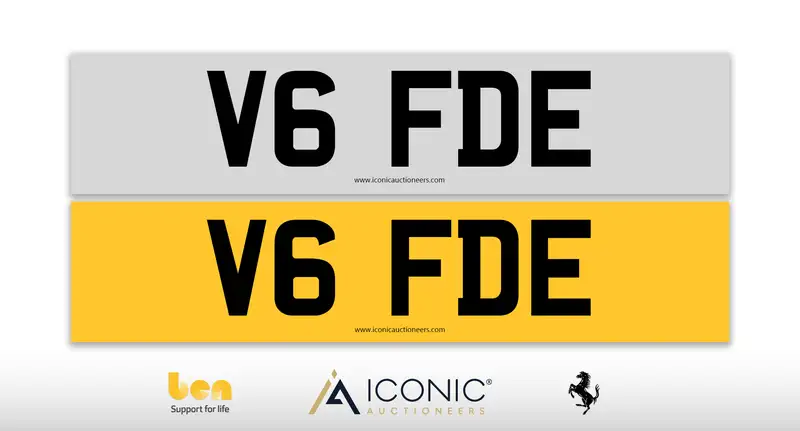 Registration Number V6 FDE-Sold