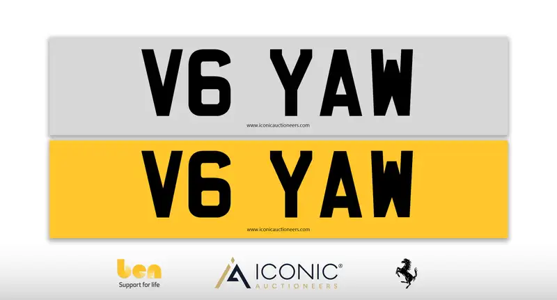 Registration Number V6 YAW-Sold