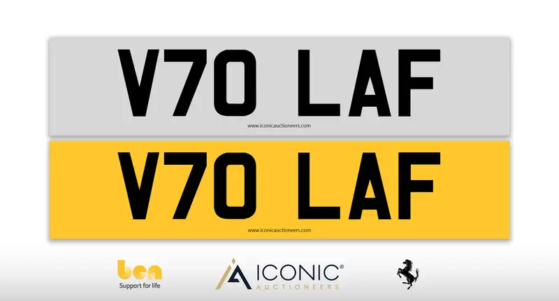Registration Number V70 LAF-Sold