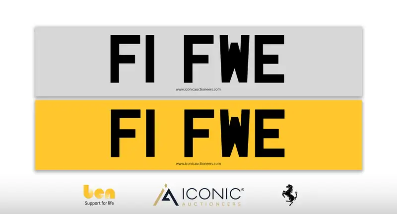 Registration Number F1 FWE-Sold