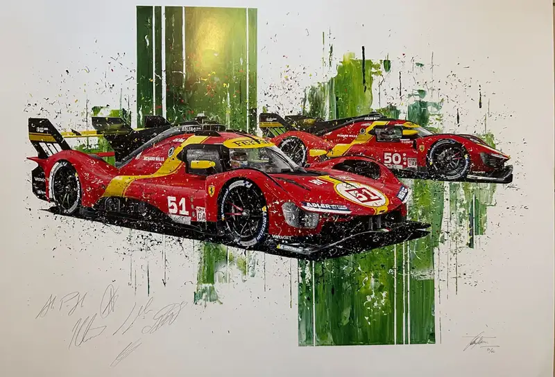2023 Ferrari 499P Multi-Signed Le Mans-Winning Limited Editi-Sold