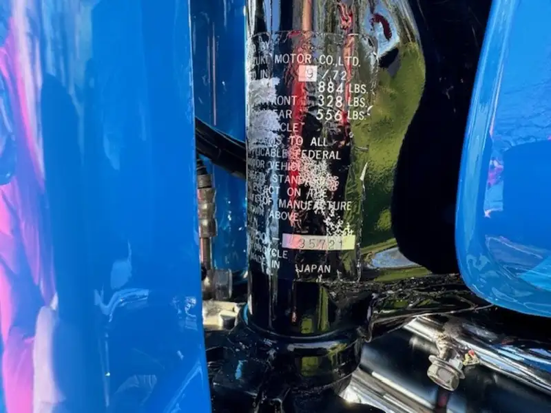 1973 Suzuki GT750K 738cc-Sold