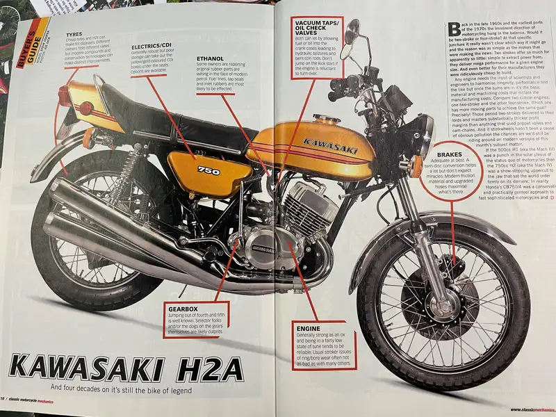 1972 Kawasaki H2A 748cc-Sold