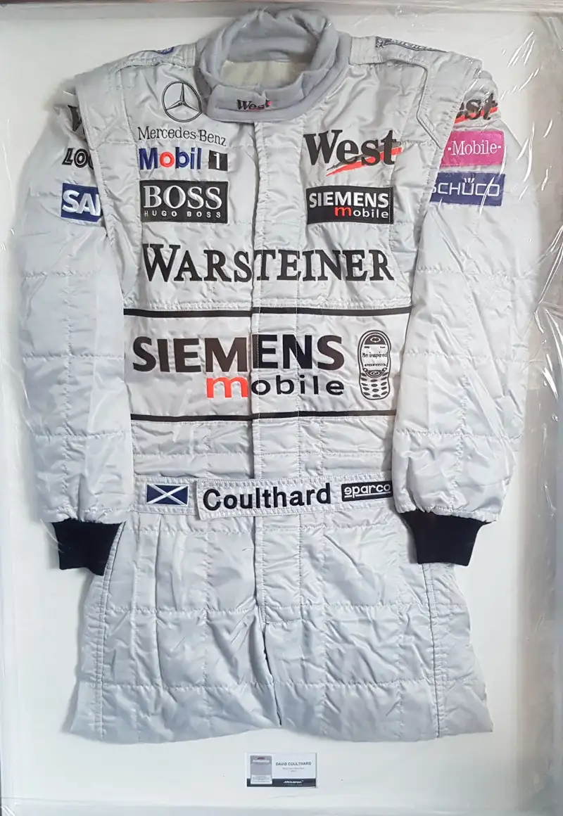 2003 David Coulthard Race Suit-For Sale