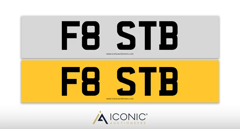 Registration Number F8 STB-For Sale
