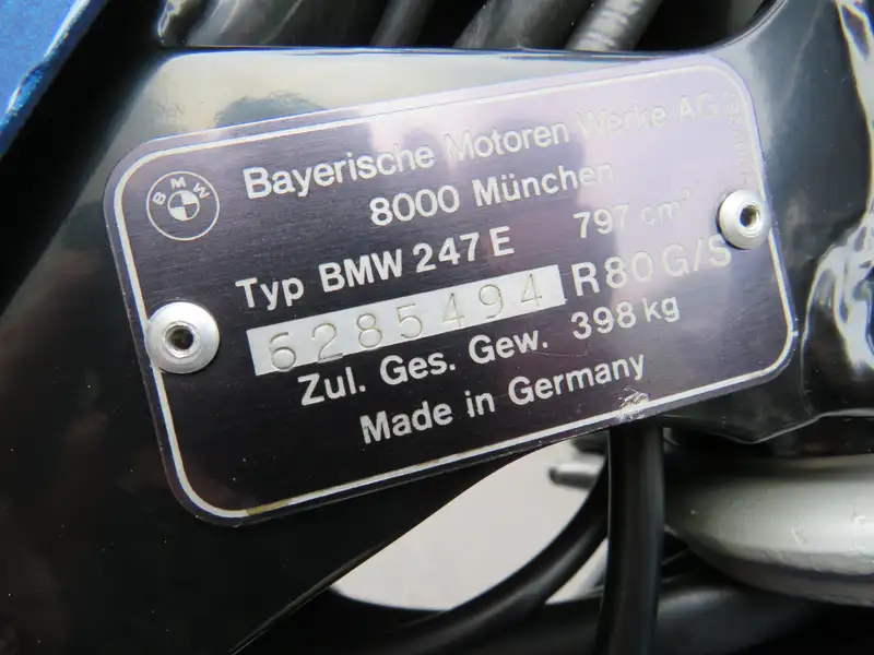 1985 BMW R80 G/S 797cc-For Sale