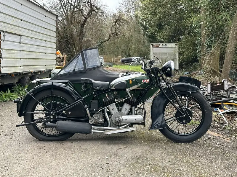 1934 BSA G34-14 Combination 986cc-Sold