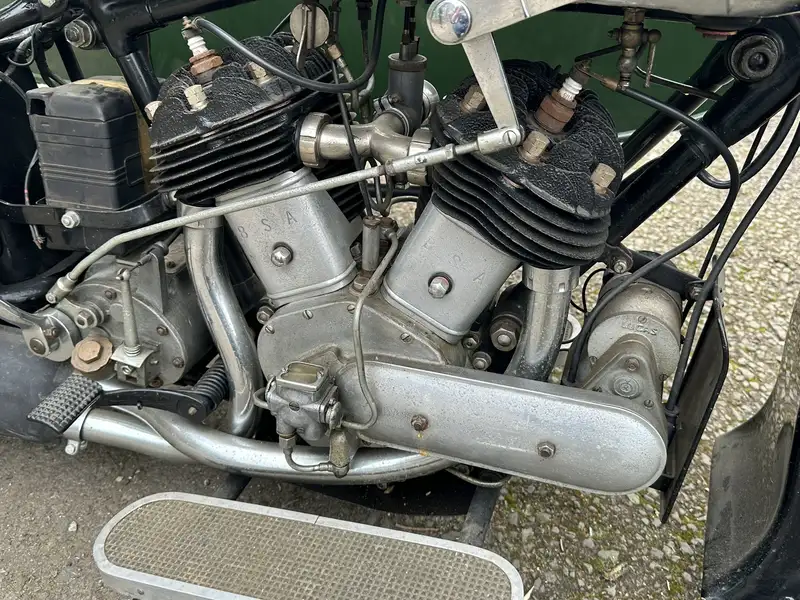 1934 BSA G34-14 Combination 986cc-Sold