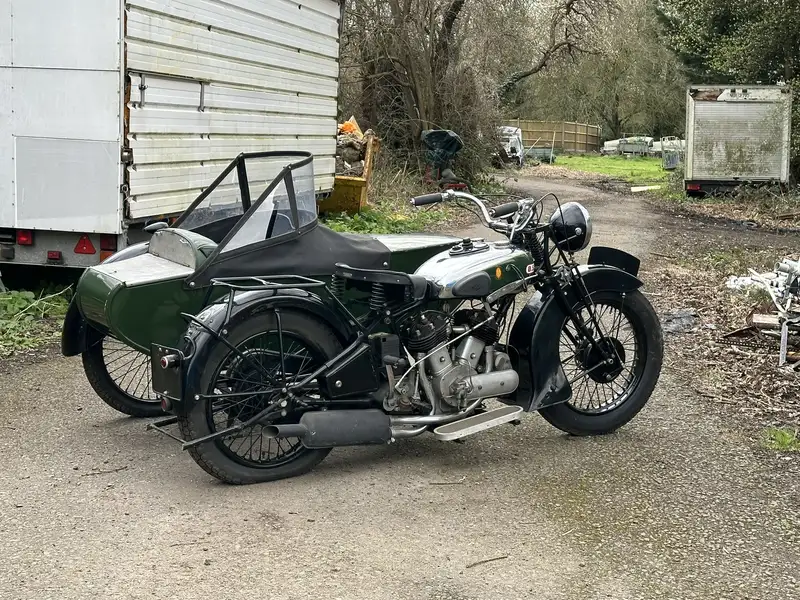 1934 BSA G34-14 Combination 986cc-Sold