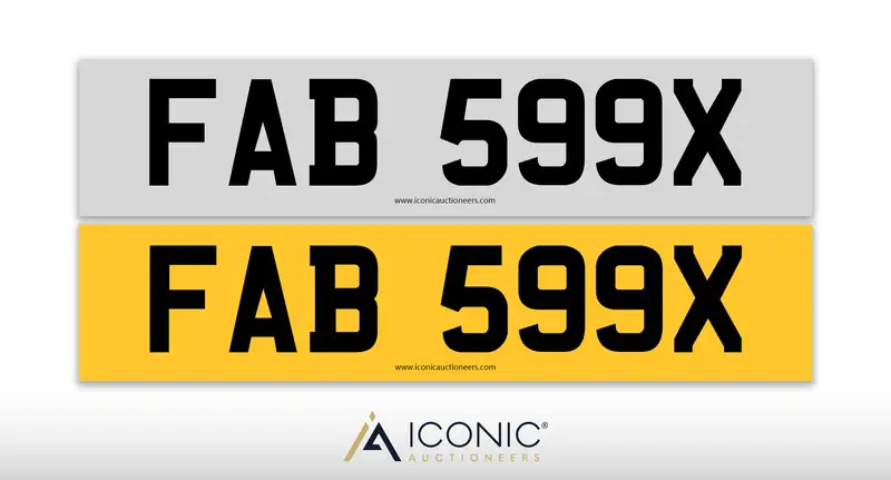 Registration Number FAB 599X-For Sale