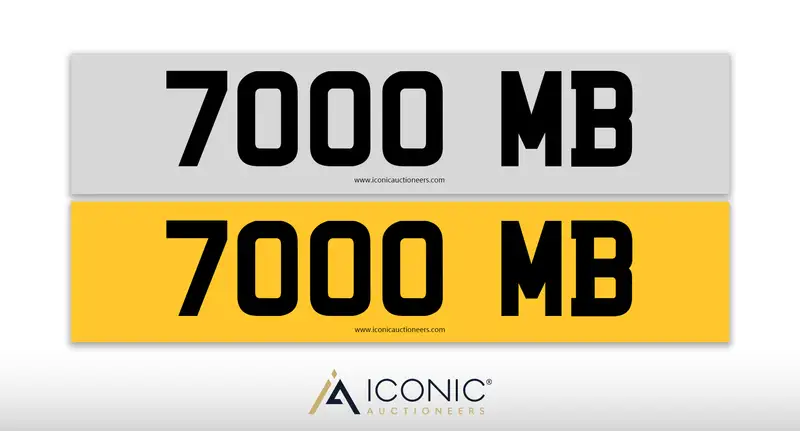 Registration Number 7000 MB-Sold