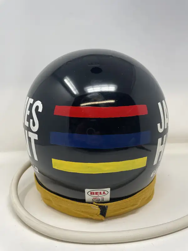 Bell Racestar 2 James Hunt Replica Helmet Complete with Fire-For Sale