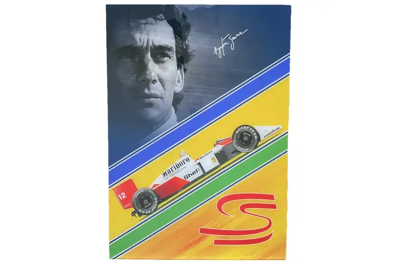 Substantial Ayrton Senna Acrylic Glass UV Print*-Sold