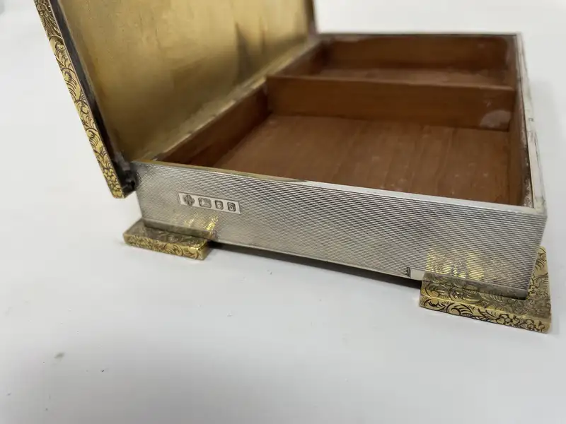 Asprey & Co. Silver Cigarette Box