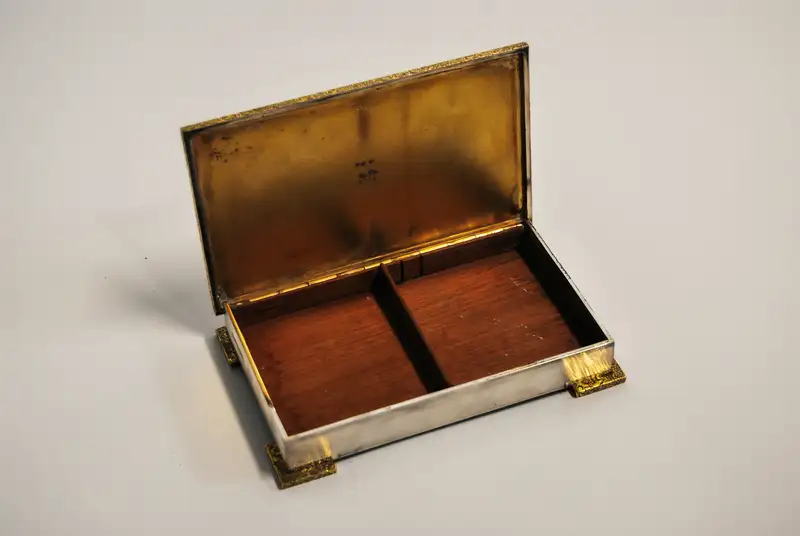Asprey & Co. Silver Cigarette Box