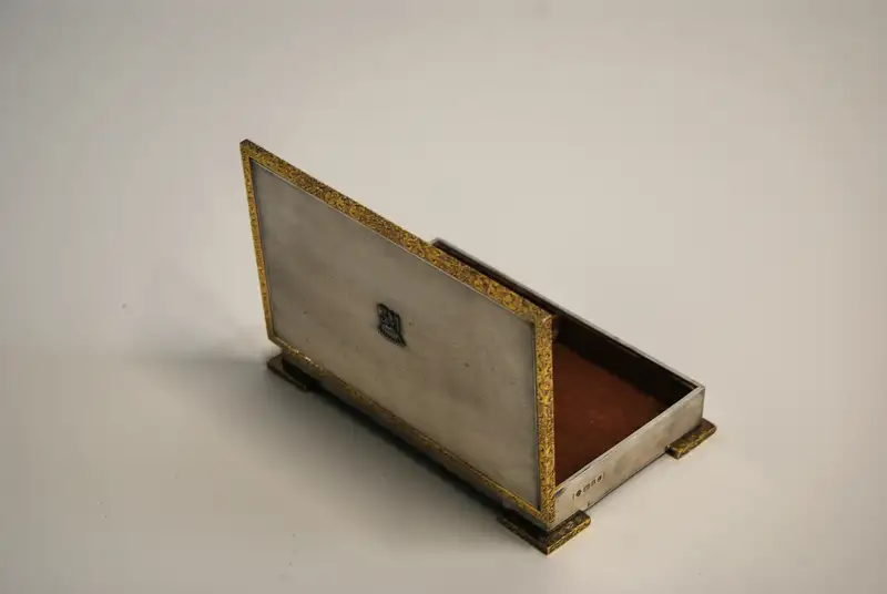 Asprey & Co. Silver Cigarette Box