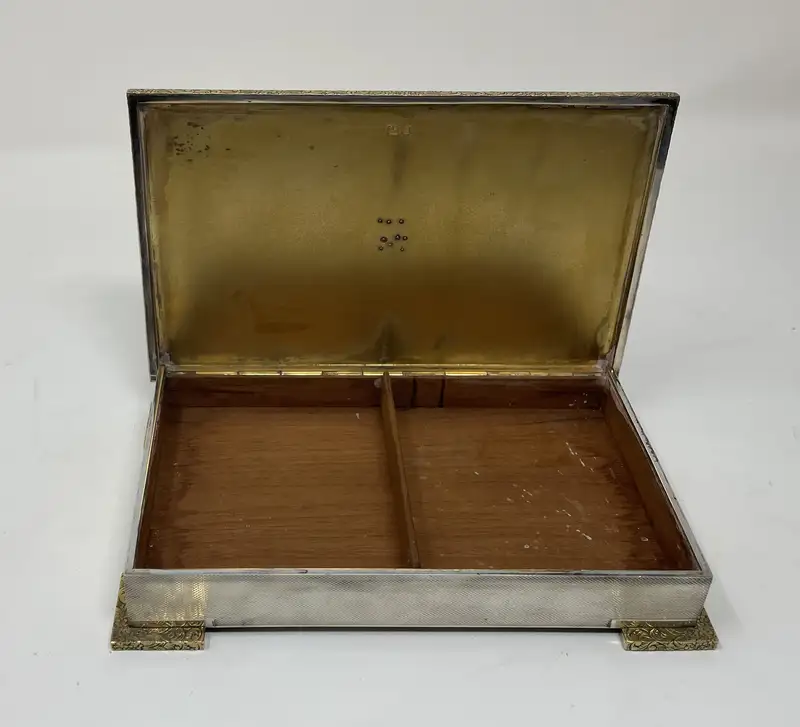Asprey & Co. Silver Cigarette Box