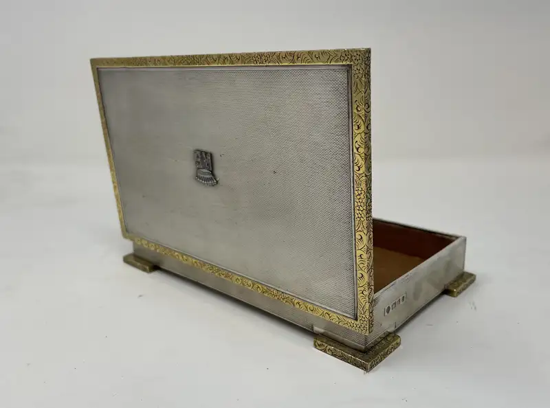 Asprey & Co. Silver Cigarette Box