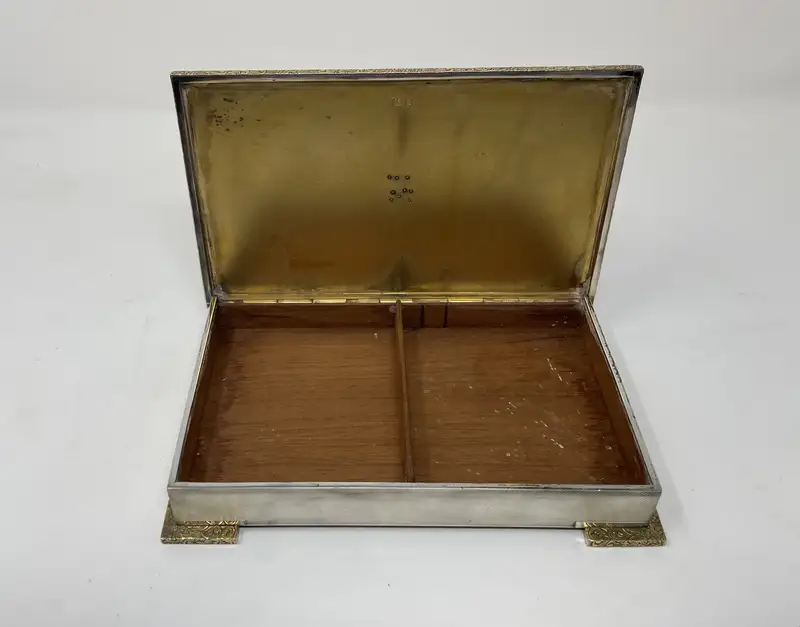 Asprey & Co. Silver Cigarette Box