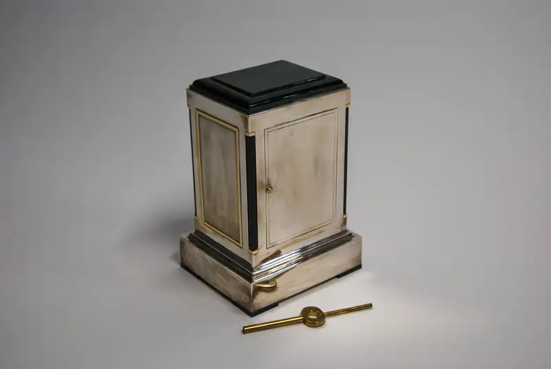 Fine and Rare Silver Tiffany & Co Mantel Clock c.1910