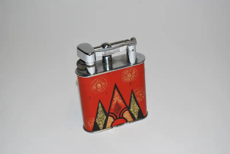 Alfred Dunhill Enamel Art Deco Table Lighter c.1930s
