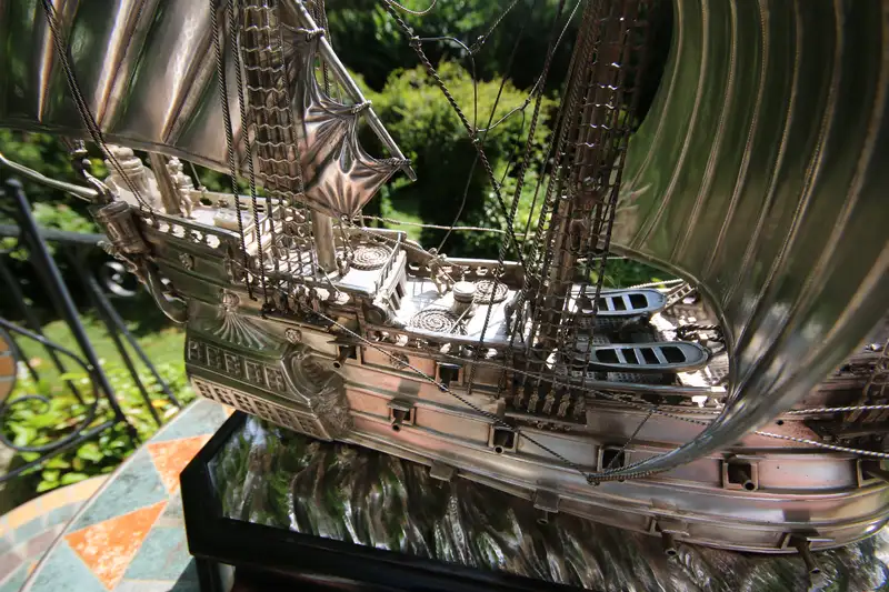 Antique Silver Galleon by William Comyns & Sons Ltd., London 1927