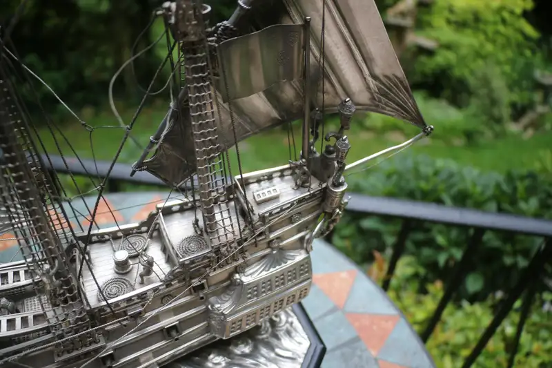 Antique Silver Galleon by William Comyns & Sons Ltd., London 1927