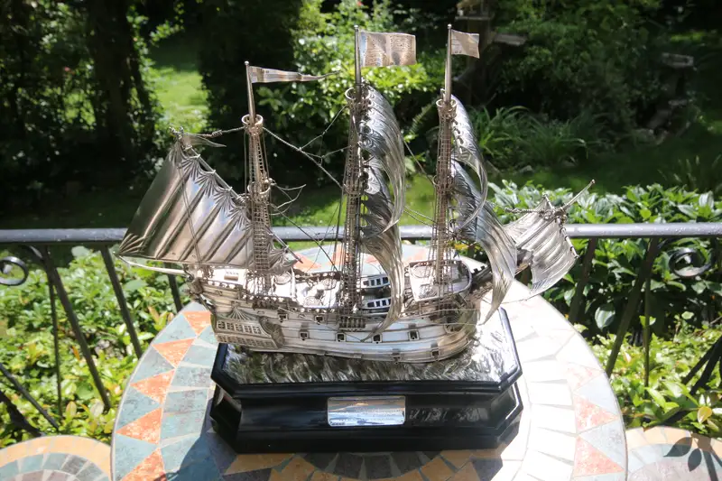 Antique Silver Galleon by William Comyns & Sons Ltd., London 1927