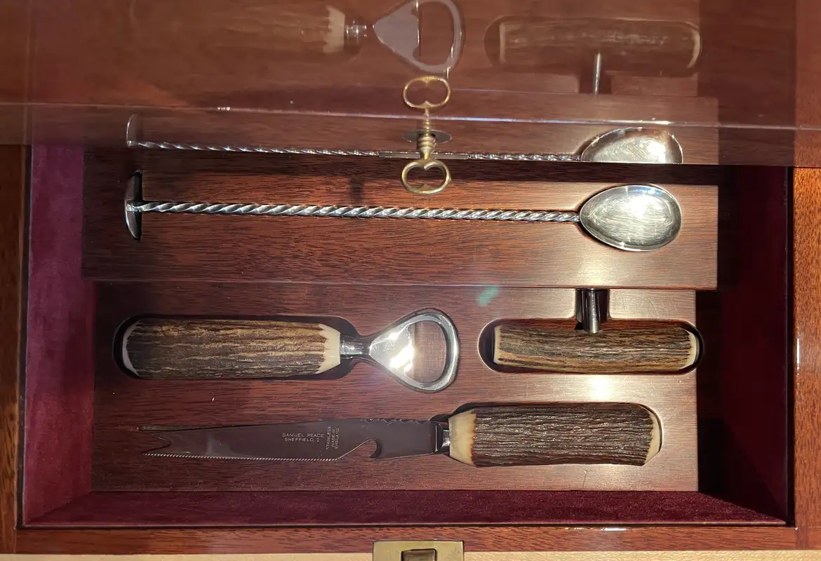 Highly Impressive 1920s Travelling Cocktail Set-Sold