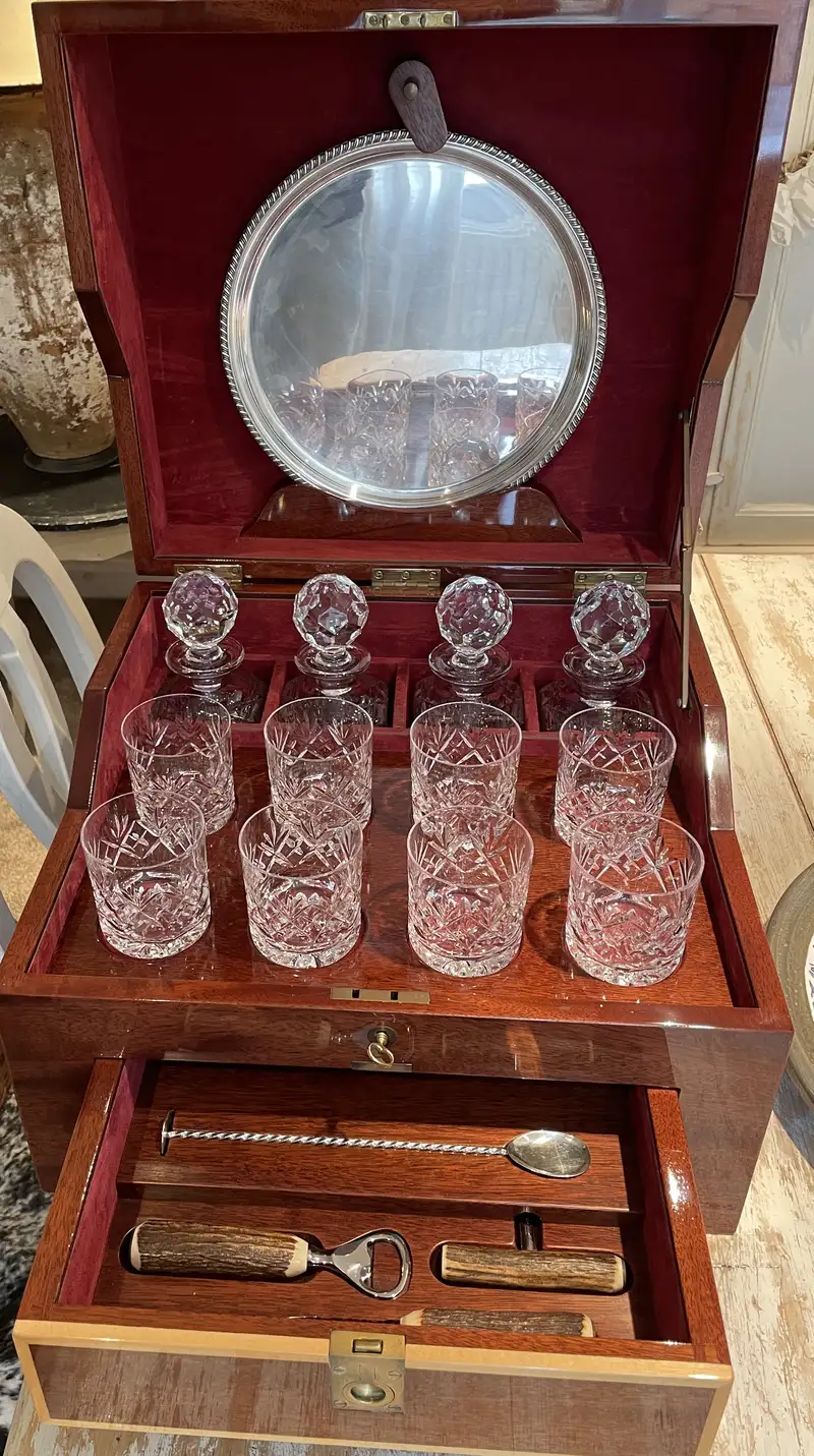 Highly Impressive 1920s Travelling Cocktail Set-Sold