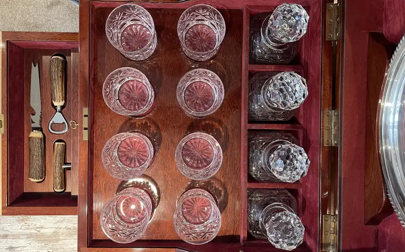 Highly Impressive 1920s Travelling Cocktail Set-Sold