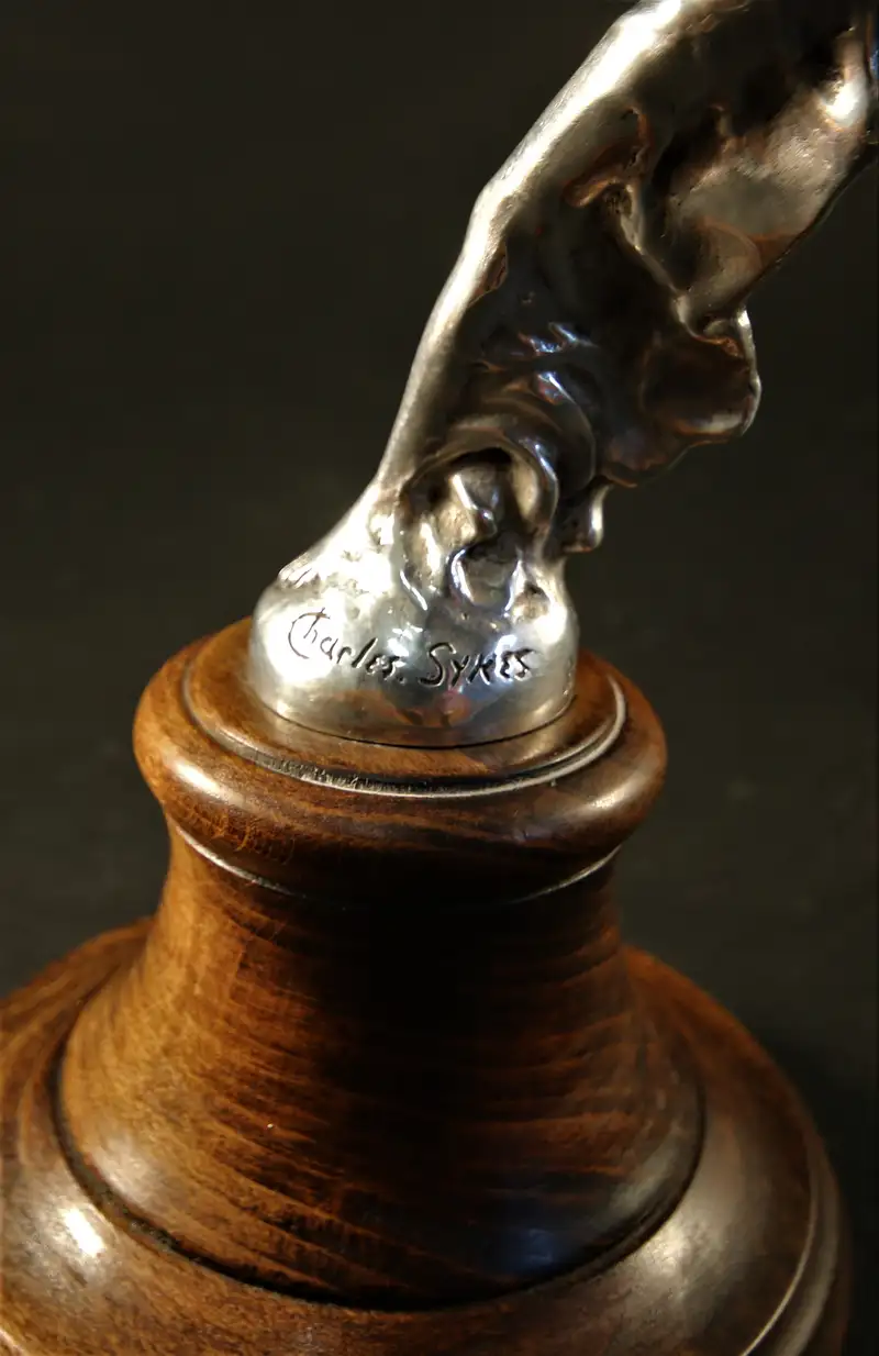 Sterling Silver Rolls Royce 'Silver Ghost' Spirit of Ecstasy-For Sale