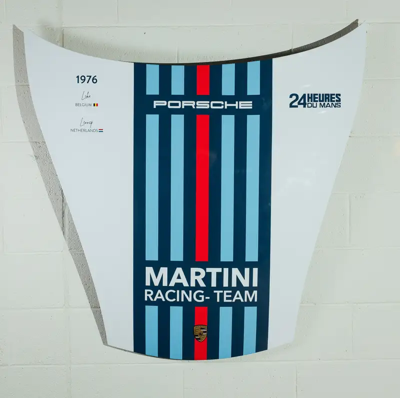 Martini Racing Liveried Original Porsche 911 Bonnet-Sold