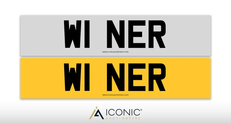Registration Number W1 NER-For Sale