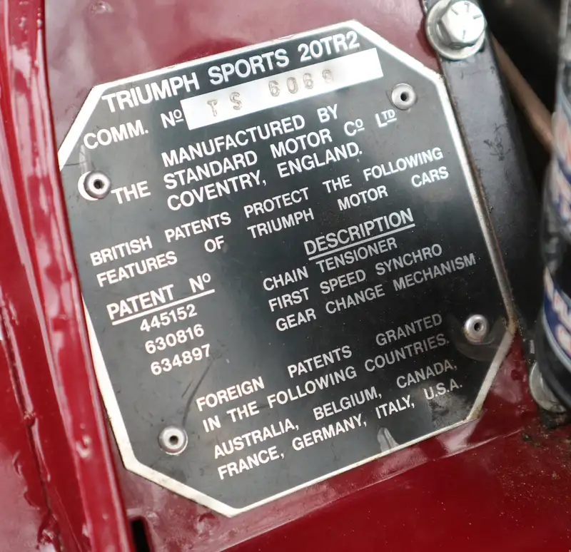 1955 Triumph TR2-For Sale