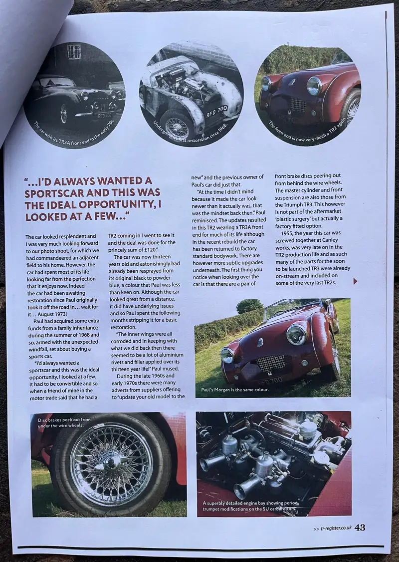 1955 Triumph TR2-For Sale