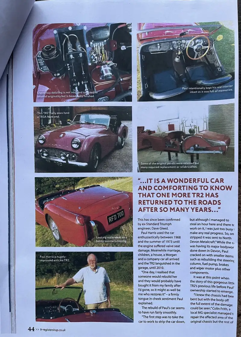 1955 Triumph TR2-For Sale