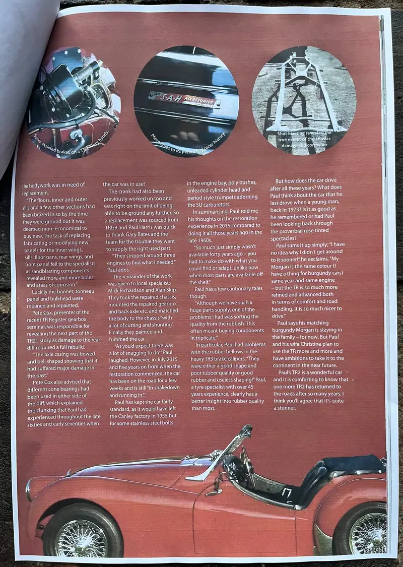 1955 Triumph TR2-For Sale